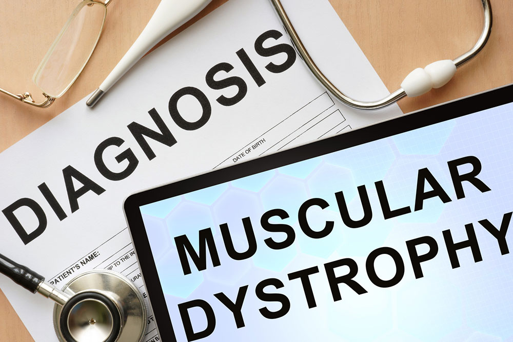 How is muscular dystrophy different from muscular atrophy